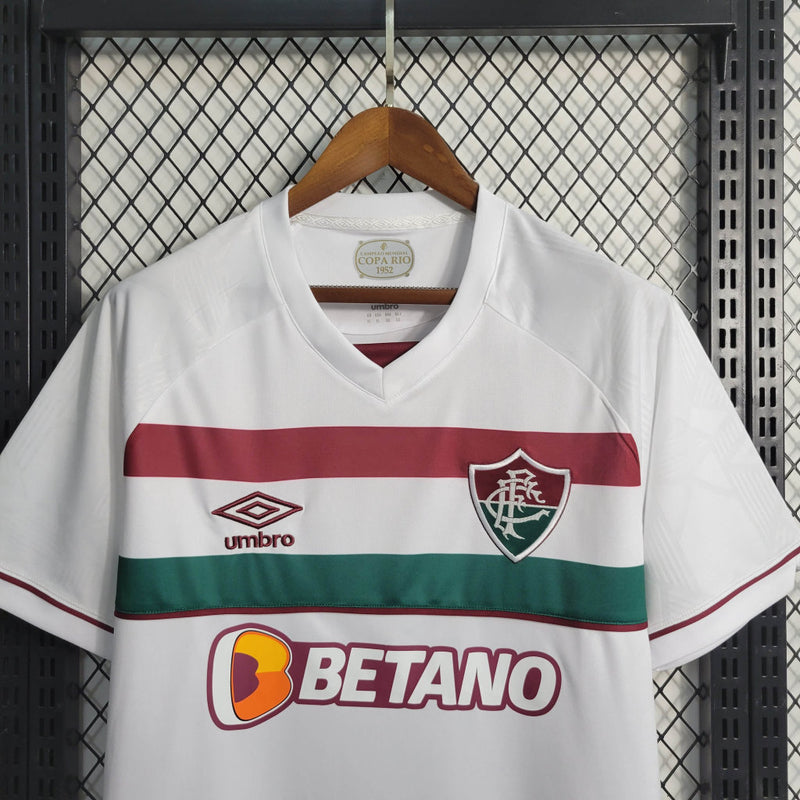 Camisa Fluminense Away II I 23/24 Torcedor Umbro Masculino - Branco