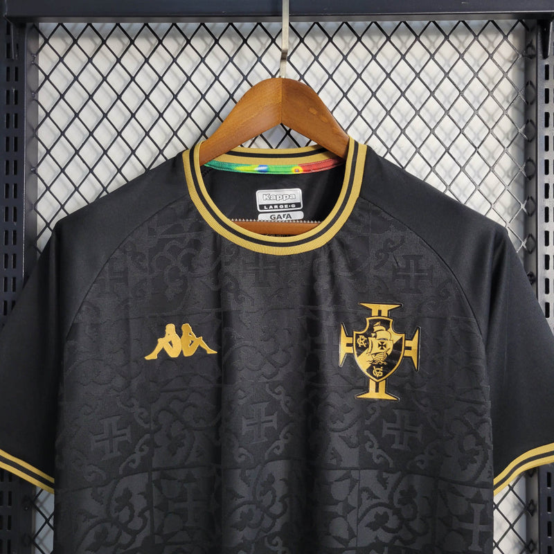 Camisa Vasco da Gama Away III | 22/23 Torcedor Kappa Masculino - Preto