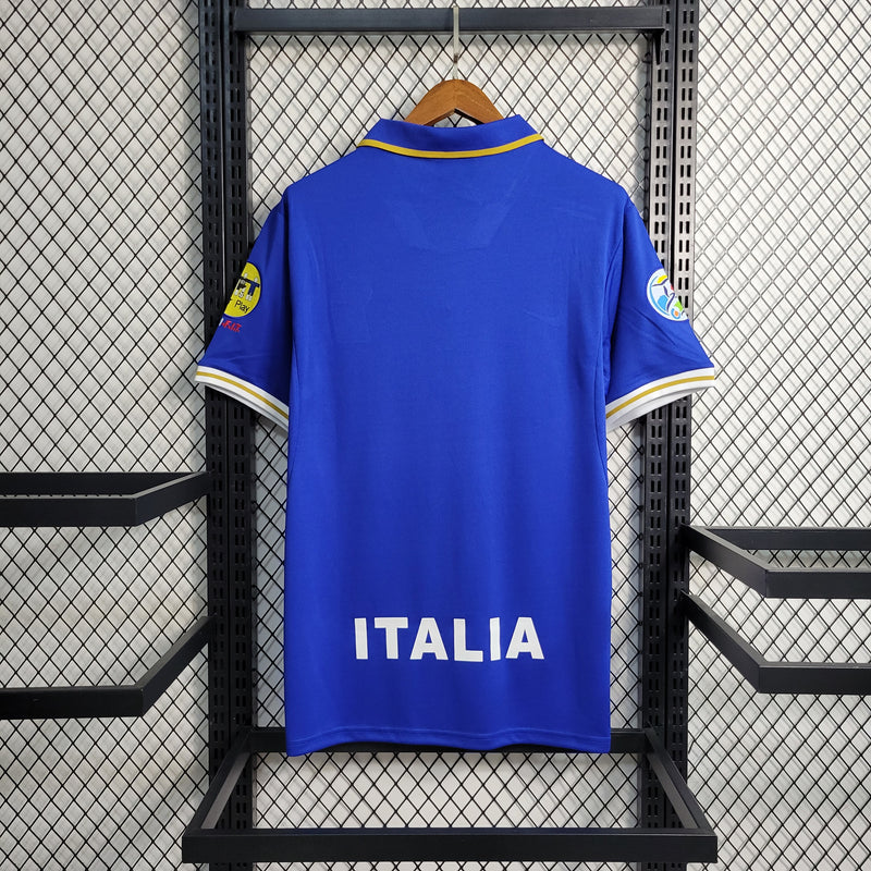 Camisa Itália Home 1996 Retrô - Azul