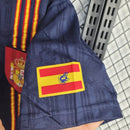 Camisa Retrô Espanha Away 1996 - Azul Escuro