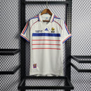 Camisa França Away 1998 Retrô - Branco
