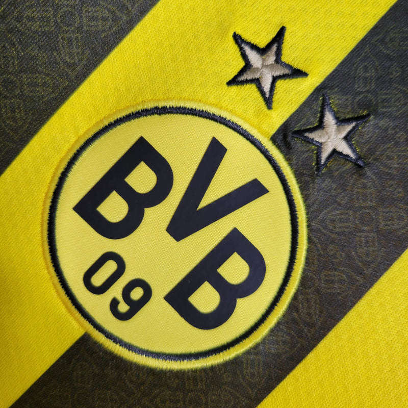 Camisa Borussia Dortmund Home | 22/23 Torcedor Puma Masculino - Amarelo e Preto