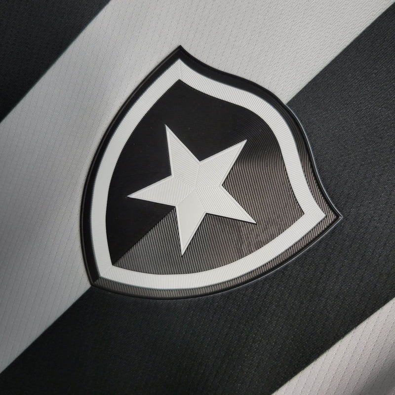 Camisa Botafogo Home I 22/23 Torcedor Masculino - Preto e Branco