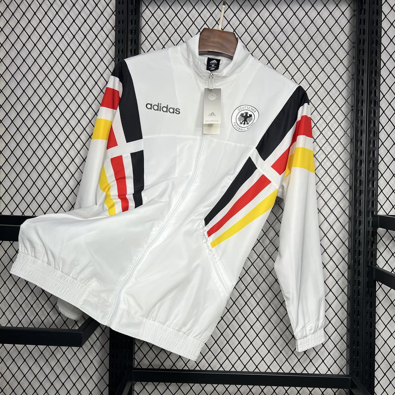 Jaqueta Corta-Vento Alemanha 24/25 Masculino Adidas - Branco