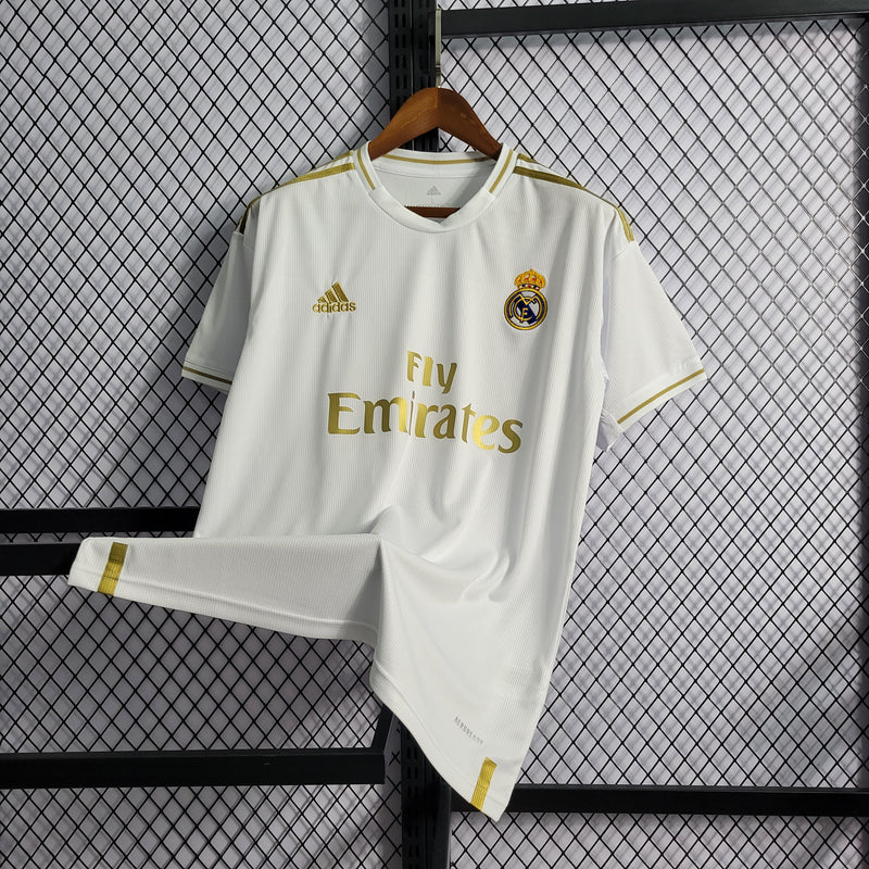 Camisa Retrô Real Madrid Home 18/19 - Branco