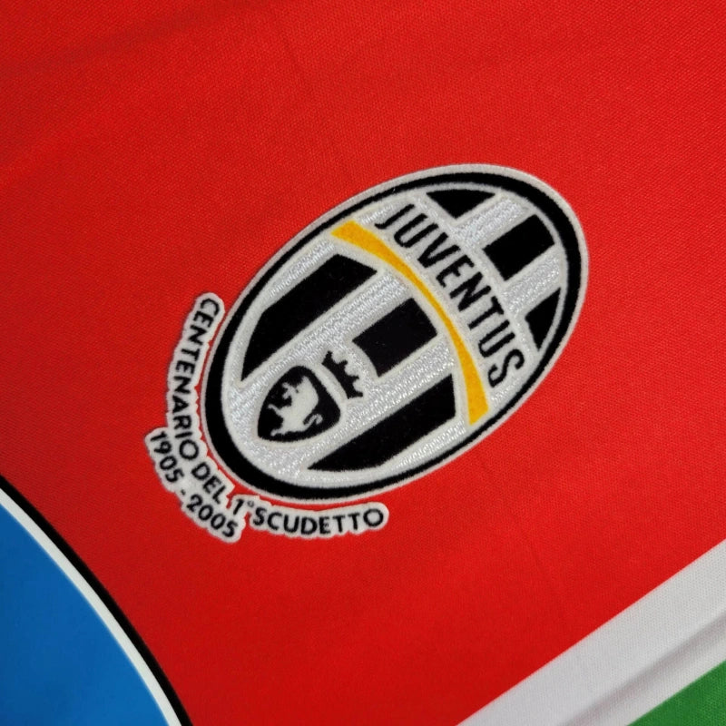 Camisa Retrô Juventus Away 2005/06 - Vermelho