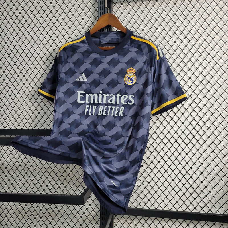 Camisa Real Madrid Away II | 23/24 Torcedor Adidas Masculino - Azul