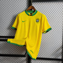 Camisa Brasil Home 2006 Retrô - Amarelo