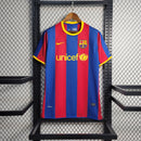 Camisa Barcelona Home 10/11 Retrô - Azul+Grená
