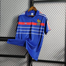 Camisa França Home 84/86 Retrô - Azul
