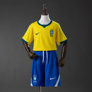 Camisa Brasil Home| 25/26 Kit Infantil - Amarelo