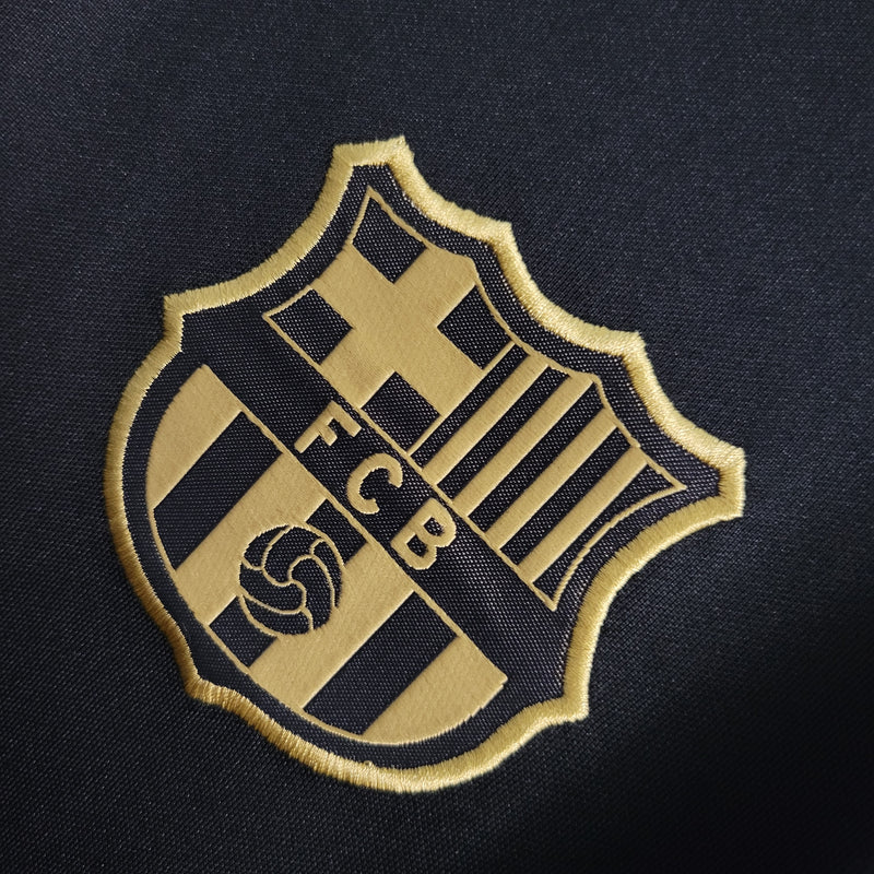 Camisa Barcelona Away 20/21 Retrô - Preto