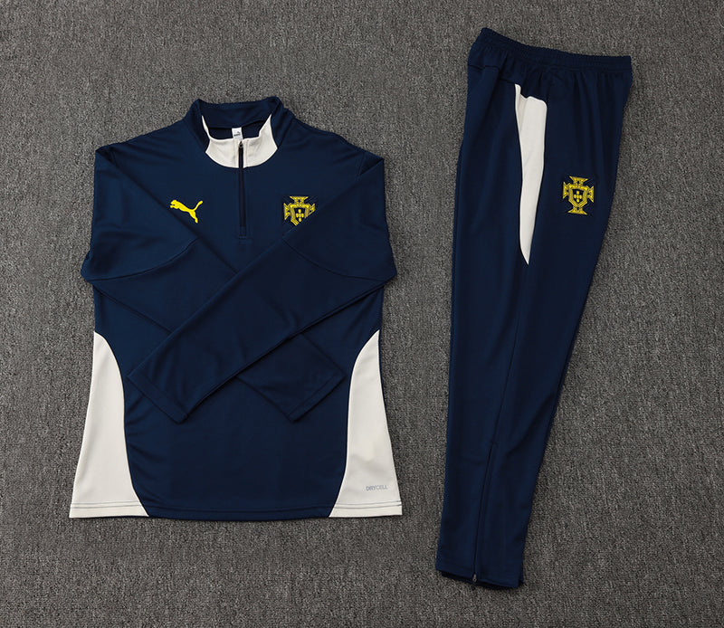 Conjunto Portugal 25/26 Masculino Puma - Azul Escuro
