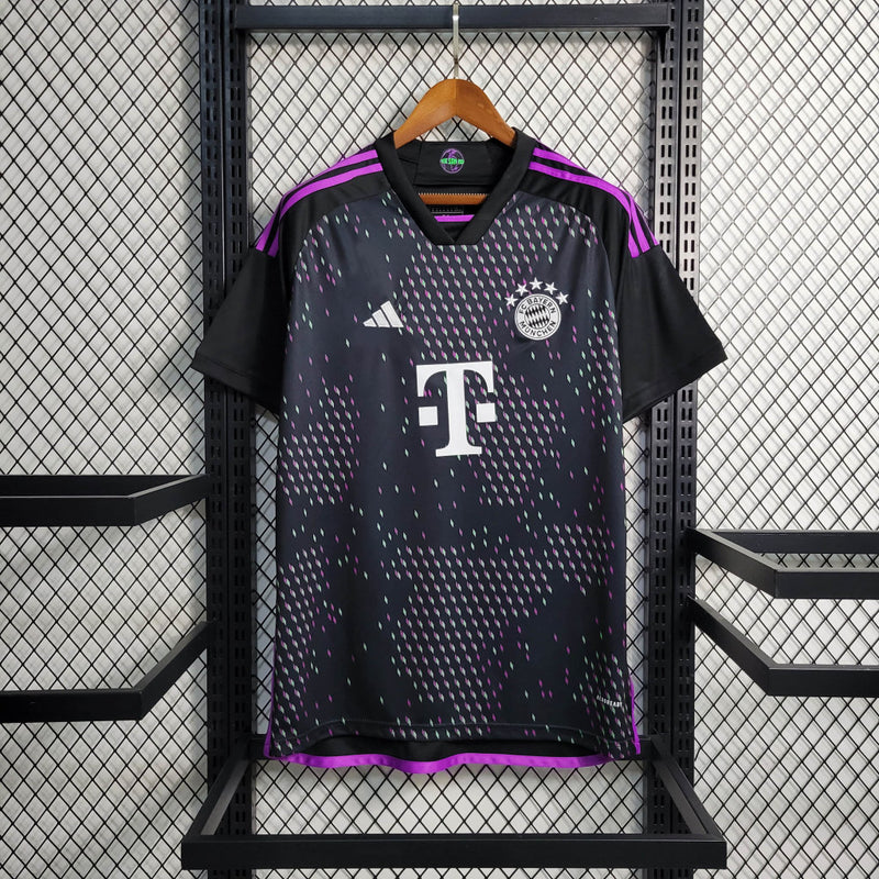 Camisa Bayern Munchen Away II | 23/24 Torcedor Adidas Masculino - Preto e Roxo