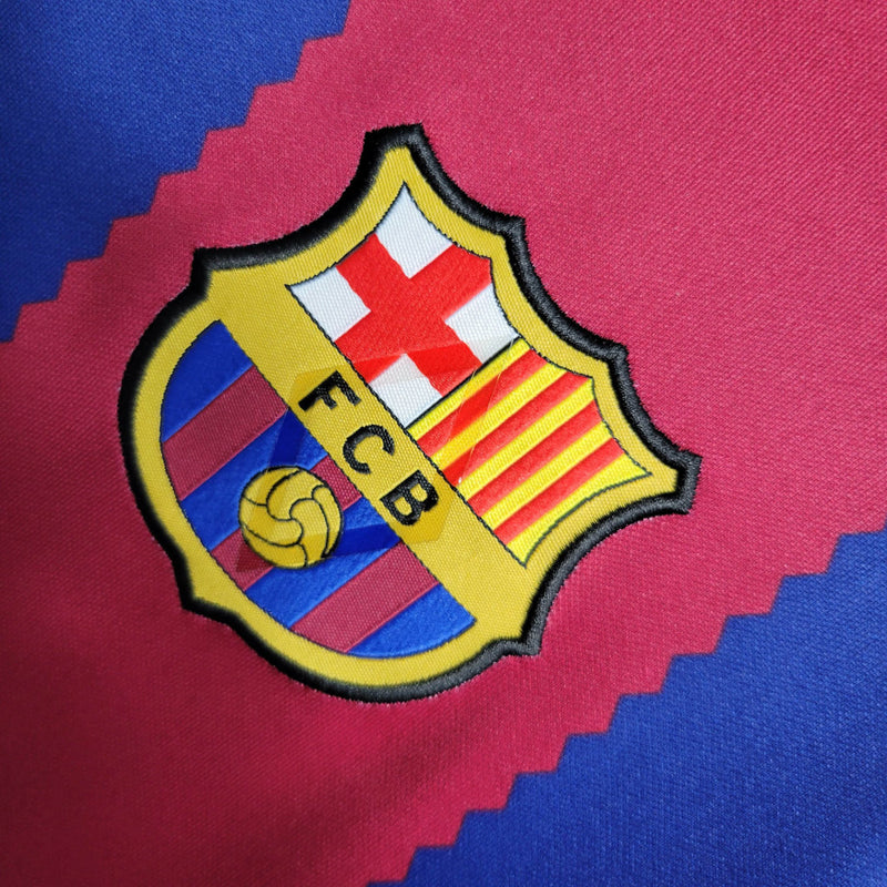 Camisa Barcelona Home | 23/24 Torcedor Masculino - Azul e Grená