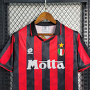 Camisa Retrô AC Milan Home 93/94 - Vermelho+Preto