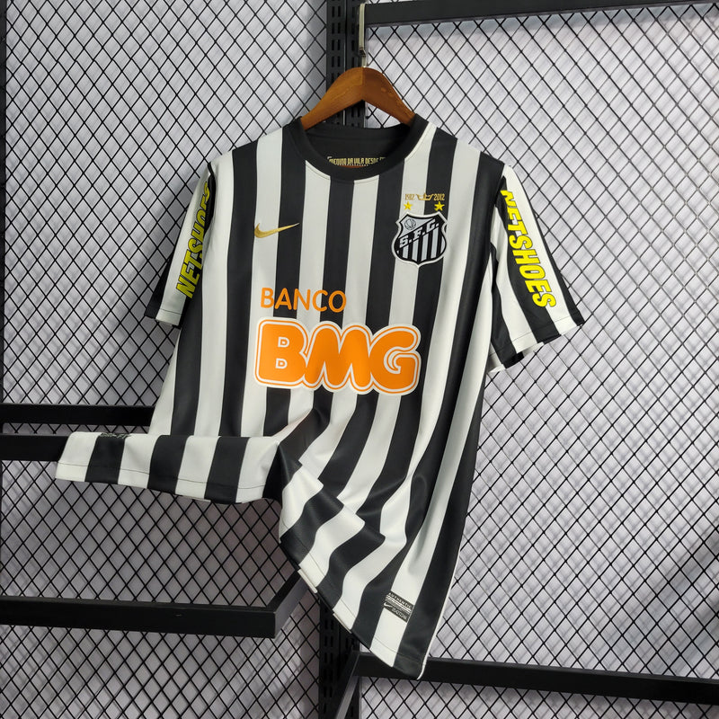 Camisa Santos Retrô Away 2013 | Torcedor Nike Masculina - Preto e Branco