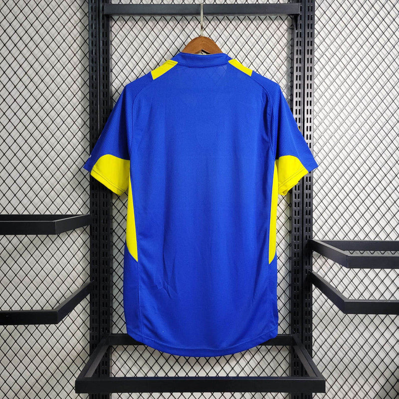 Camisa Boca Juniors Home 2005 Retrô - Azul