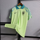 Camisa Brasil Polo Viagem | Torcedor Nike Masculino - Verde