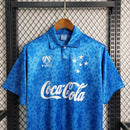 Camisa Cruzeiro Retrô Home I 1994 I Torcedor Finta Masculino - Azul