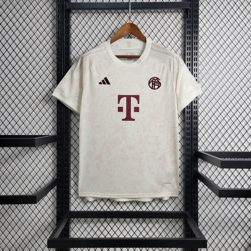 Camisa Bayern Munchen Away III | 23/24 Torcedor Adidas Masculino - Bege