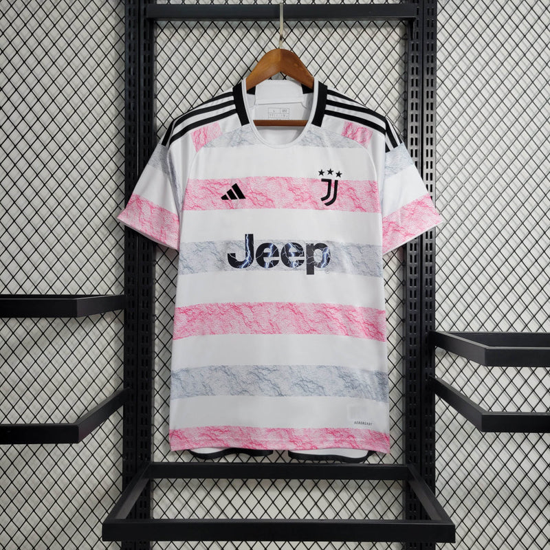 Camisa Juventus Away II | 23/24 Torcedor Adidas Masculino - Rosa