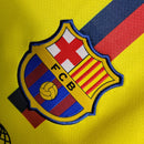 Camisa Barcelona Away 08/09 Retrô - Amarelo