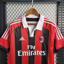 Camisa Retrô AC Milan Home 12/13 - Vermelho+Preto