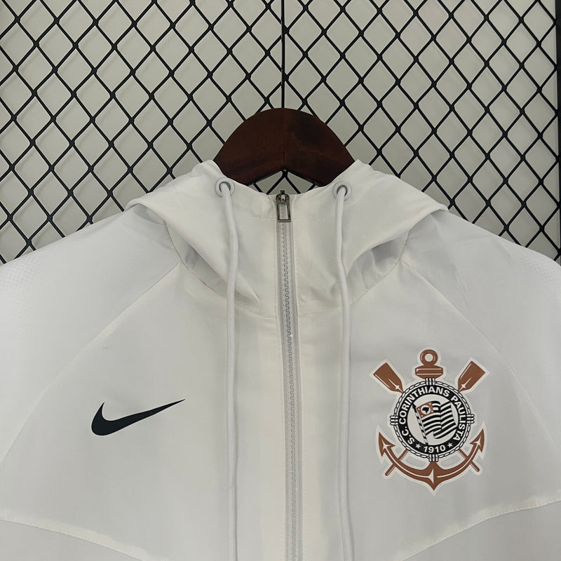 Jaqueta Corta-Vento Corinthians 24/25 Masculino Nike - Branco