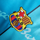 Camisa Barcelona Away 95/97 Retrô - Azul Ciano