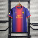 Camisa Barcelona Home 12/13 Retrô - Azul+Grená