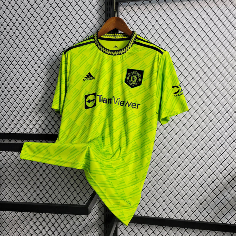 Camisa Manchester United Away III | 22/23 Torcedor Adidas Masculino - Verde