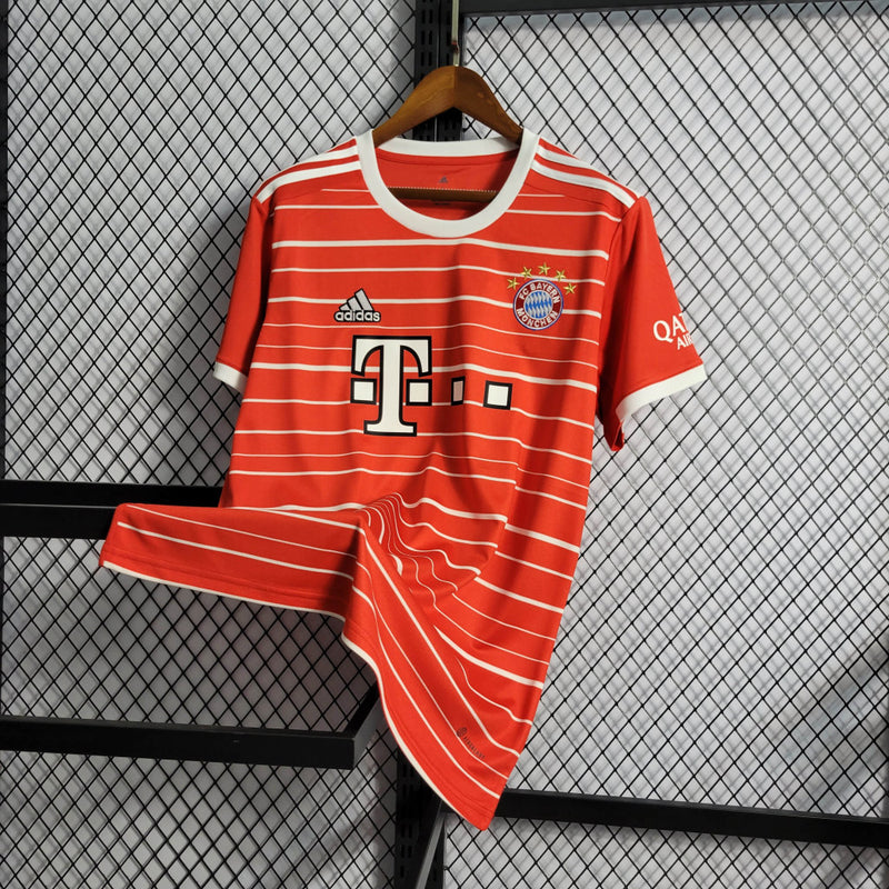 Camisa Bayern Munchen Home | 22/23 Torcedor Adidas Masculino - Vermelho