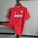 Camisa Retrô Real Madrid Third 11/12- Vermelho