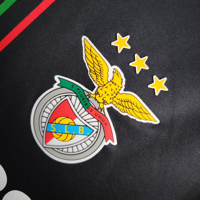 Camisa Benfica Away II | 23/24 Torcedor Adidas Masculino - Preto