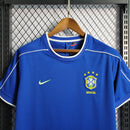 Camisa Brasil Away 1998 Retrô - Azul