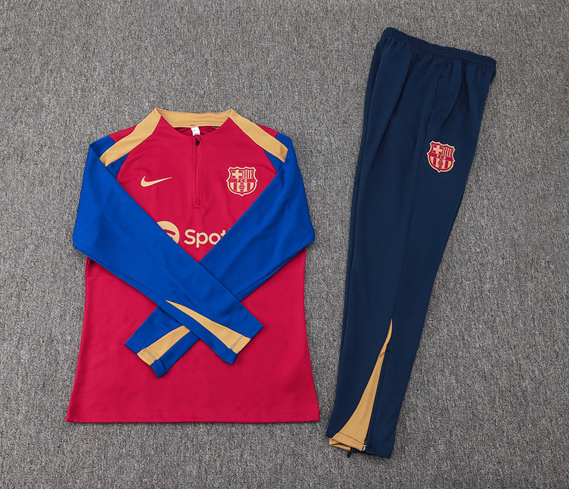 Conjunto Barcelona 24/25 Masculino Nike - Vermelho