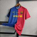 Camisa Barcelona Home 08/09 Retrô - Azul+Grená