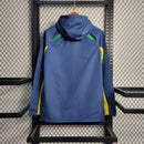 Jaqueta Corta-Vento Brasil 23/24 Masculino Nike - Azul