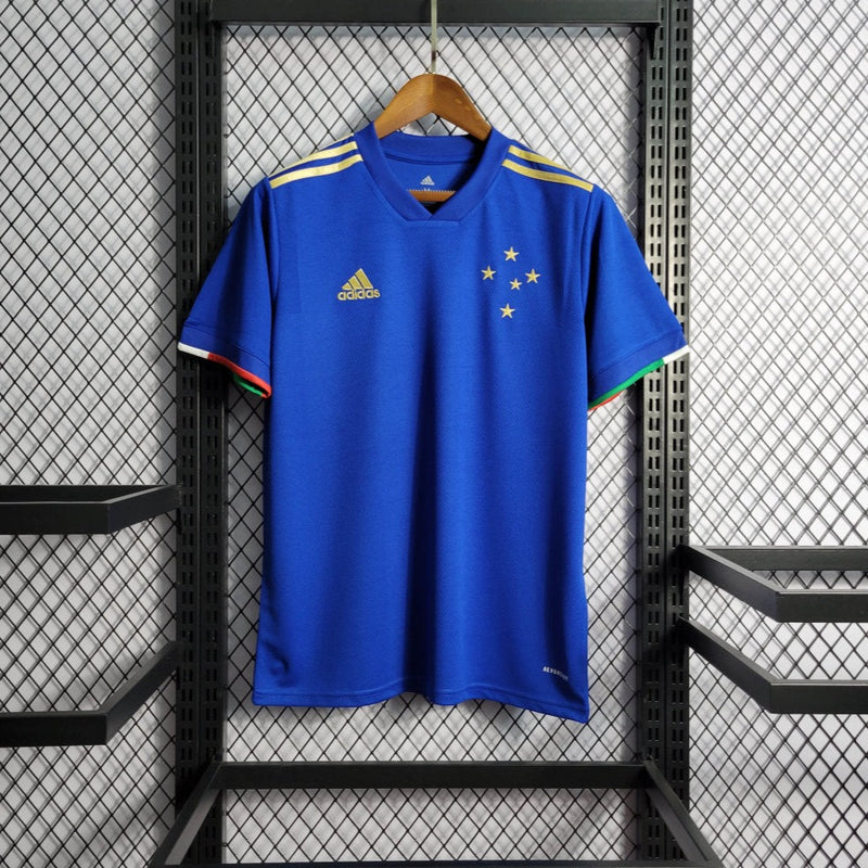 Camisa Cruzeiro Home I 21/22 I Torcedor Adidas Masculino - Azul