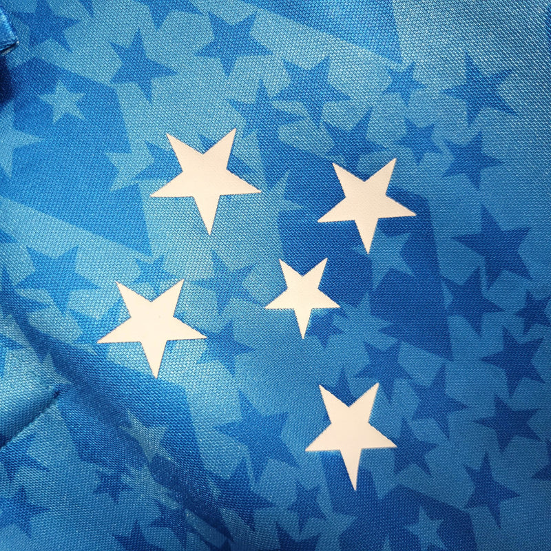 Camisa Cruzeiro Retrô Home I 1994 I Torcedor Finta Masculino - Azul