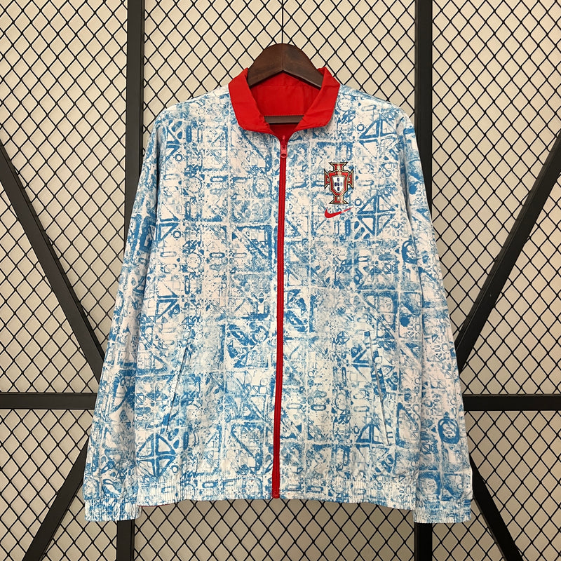 Jaqueta Corta-Vento Portugal Dupla-Face 24/25 Masculino Nike - Vermelho