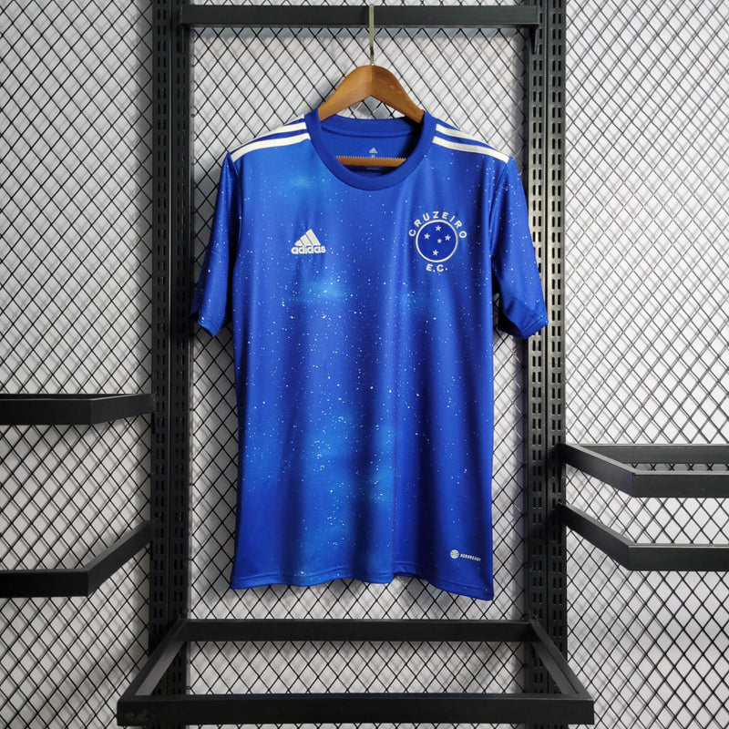 Camisa Cruzeiro Home | 22/23 Torcedor Adidas Masculino - Azul