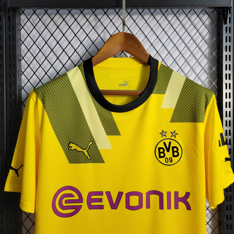 Camisa Borussia Dortmund Away III | 22/23 Torcedor Puma Masculino - Amarelo