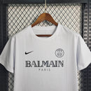 Camisa PSG Edição Especial | 23/24 Torcedor Masculino - Branco Balmain
