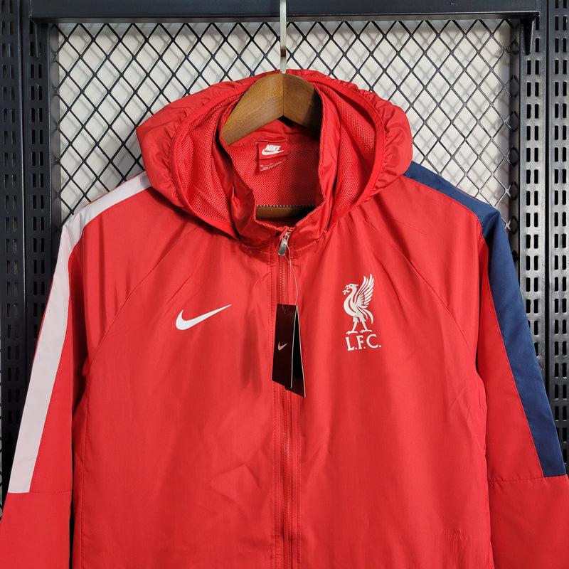 Jaqueta Corta-Vento Liverpool Masculino Nike - Vermelho