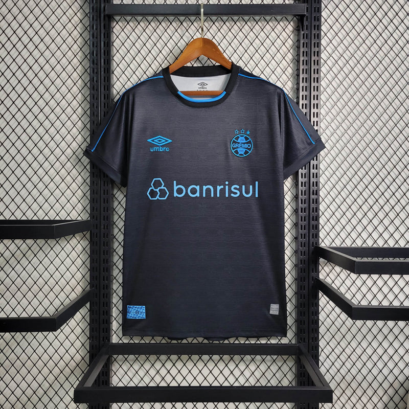 Camisa Grêmio Away III I 23/24 Torcedor Umbro Masculino - Preto