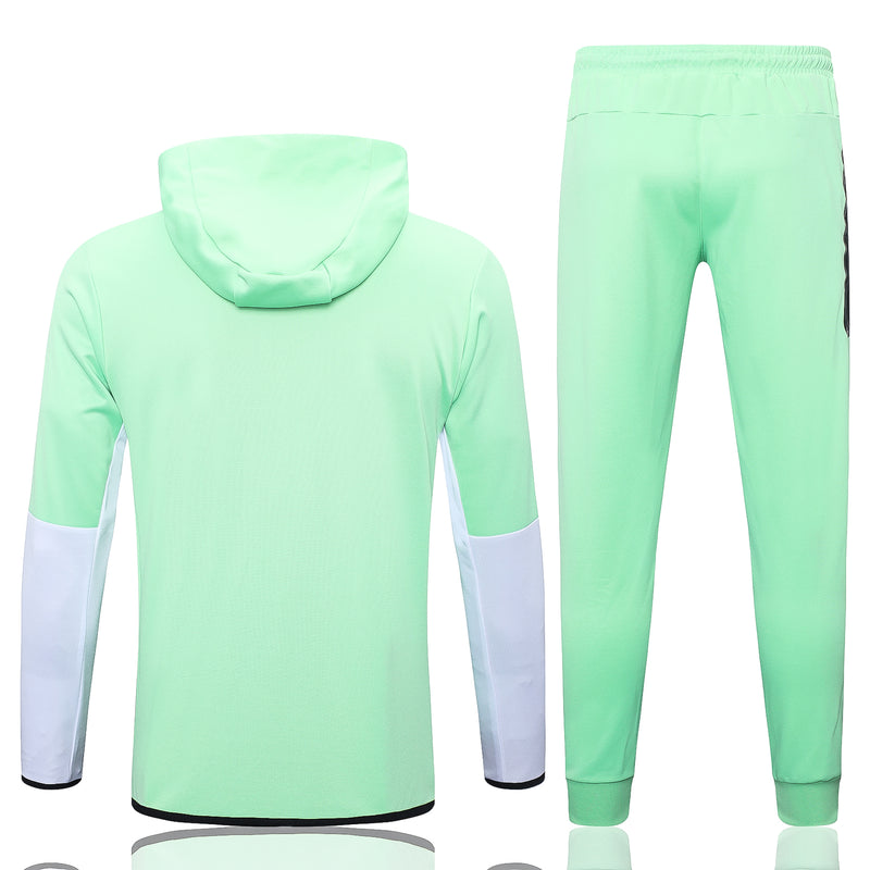 Conjunto Nike: Tech Fleece - Verde e branco