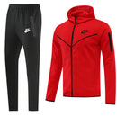 Conjunto Nike: Tech Fleece - Vermelho e Preto