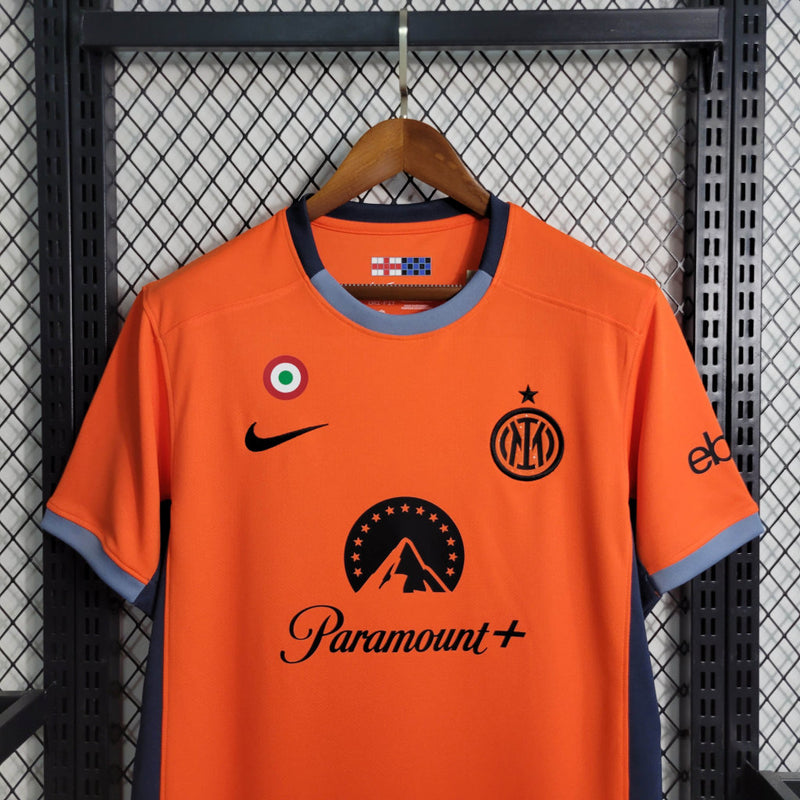 Camisa  Inter de Milão Away III | 23/24 Torcedor Nike Masculino - Laranja